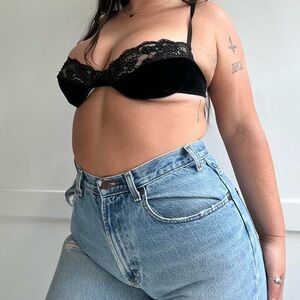 Vintage Victoria’s Secret Velvet Beaded Bra